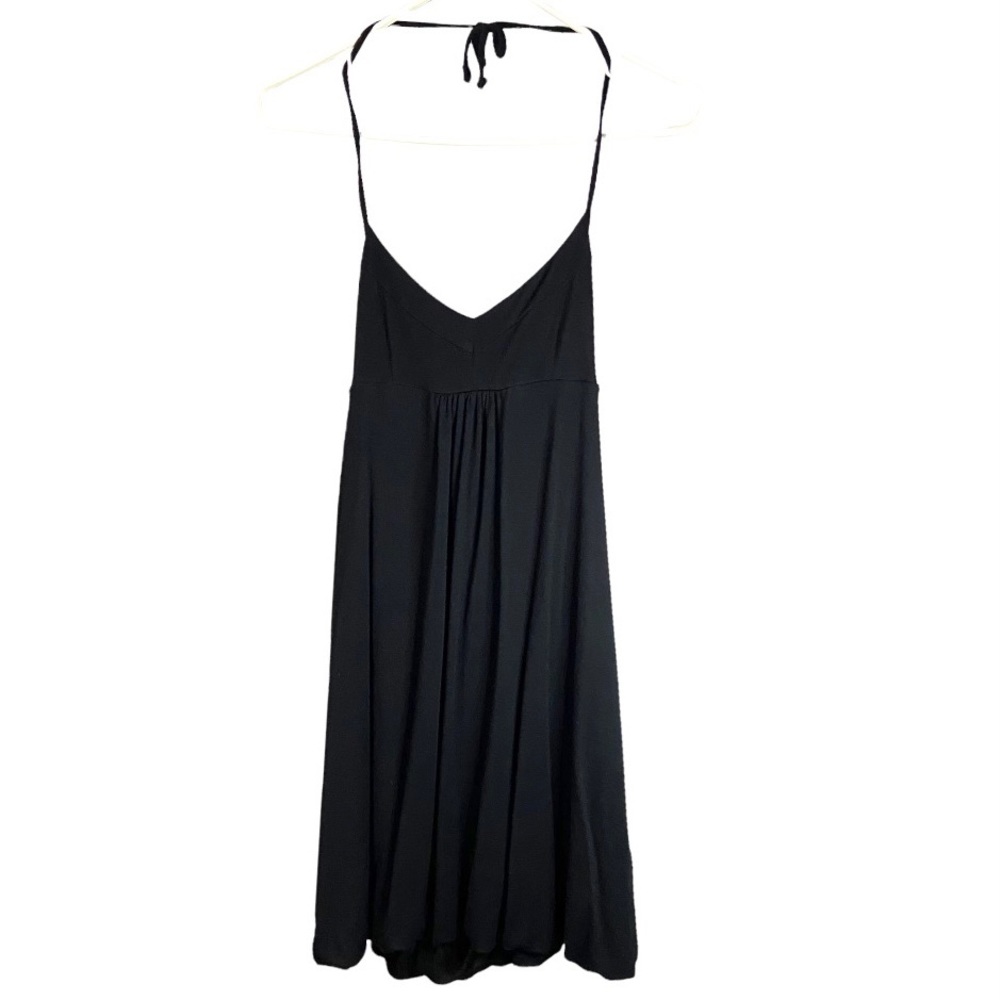 🔴 5/$20, Casual Black halter coverup dress